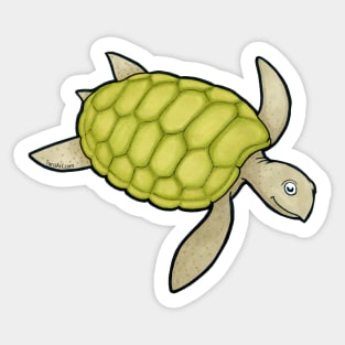 Happy Sea Turtle Sticker